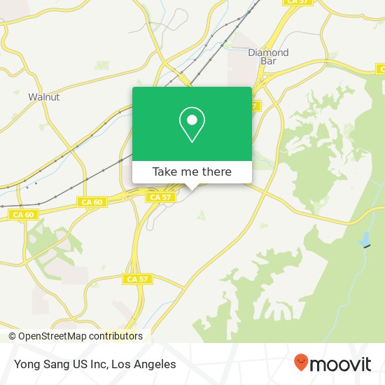 Mapa de Yong Sang US Inc