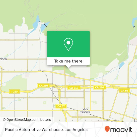 Pacific Automotive Warehouse map