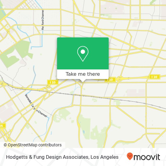 Hodgetts & Fung Design Associates map