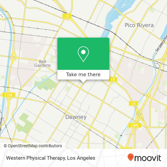 Mapa de Western Physical Therapy