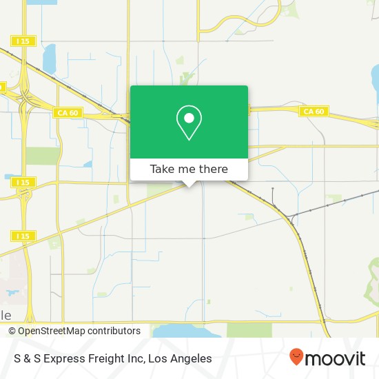 S & S Express Freight Inc map
