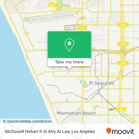 McDowell Hobart K III Atty At Law map