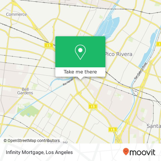 Infinity Mortgage map