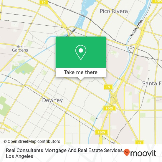 Real Consultants Mortgage And Real Estate Services map