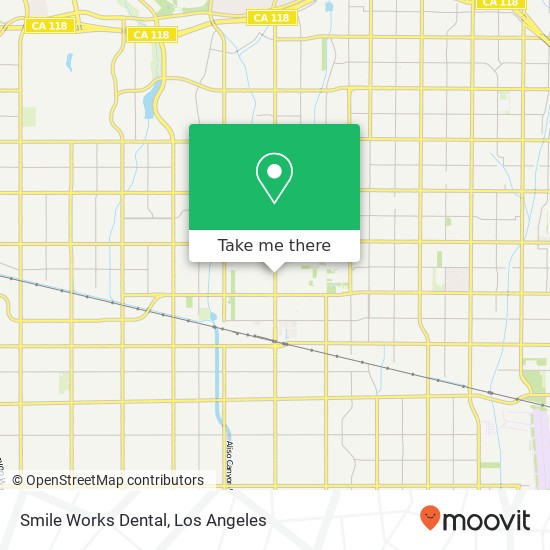 Mapa de Smile Works Dental