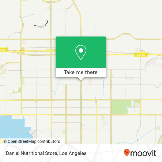 Daniel Nutritional Store map