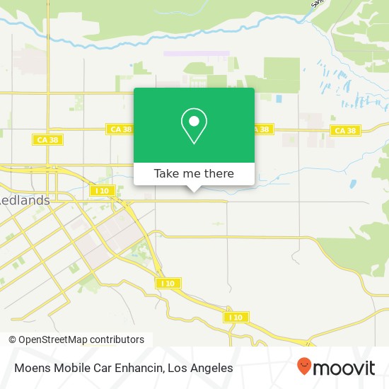 Mapa de Moens Mobile Car Enhancin