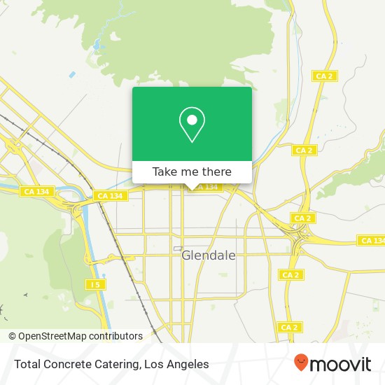 Total Concrete Catering map