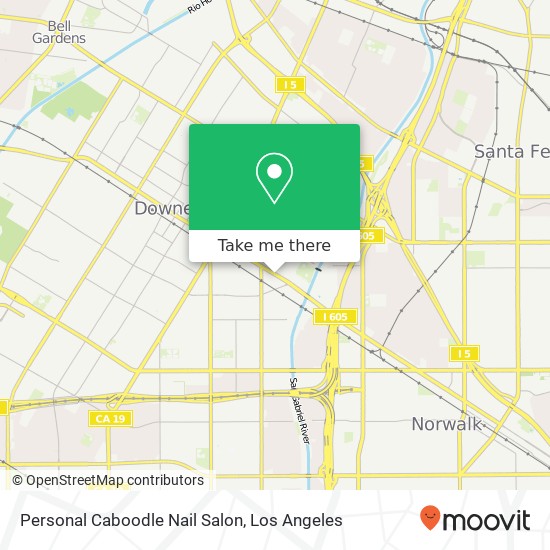 Personal Caboodle Nail Salon map