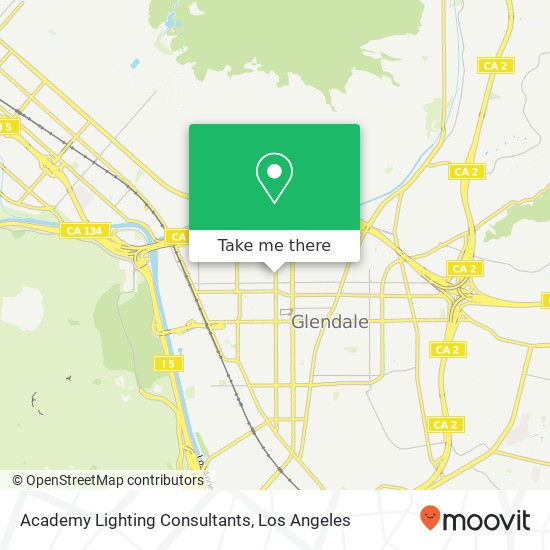 Academy Lighting Consultants map