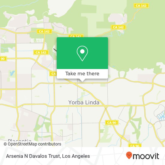 Mapa de Arsenia N Davalos Trust