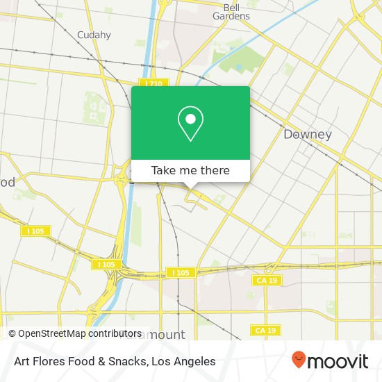 Art Flores Food & Snacks map