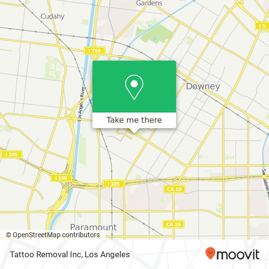 Tattoo Removal Inc map