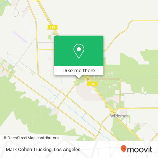 Mapa de Mark Cohen Trucking