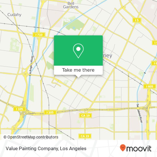 Mapa de Value Painting Company