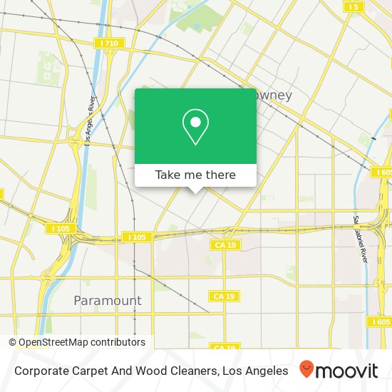 Corporate Carpet And Wood Cleaners map