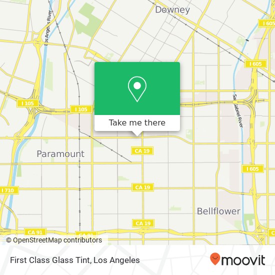 First Class Glass Tint map