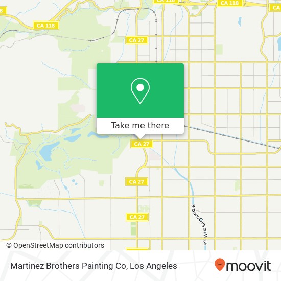 Martinez Brothers Painting Co map