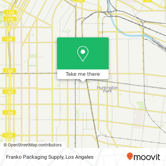 Mapa de Franko Packaging Supply