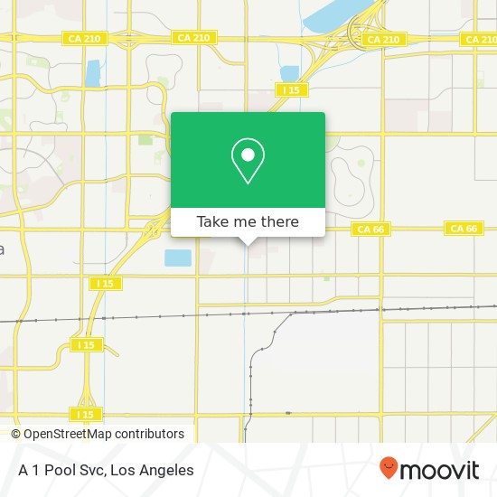 Mapa de A 1 Pool Svc