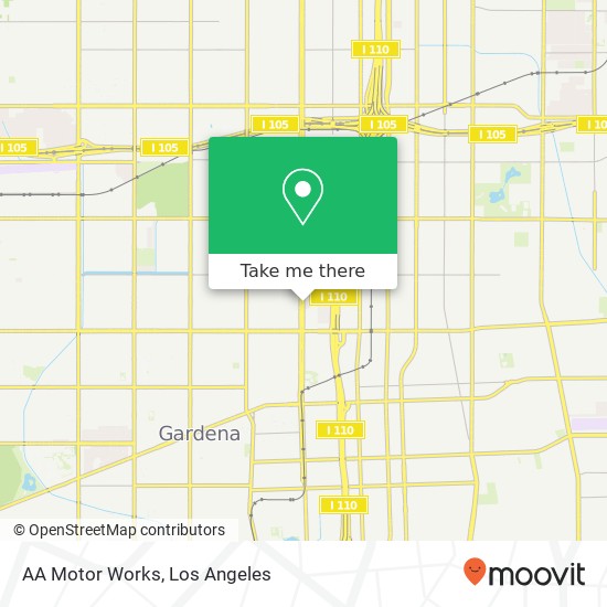 AA Motor Works map