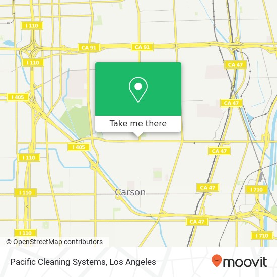 Pacific Cleaning Systems map