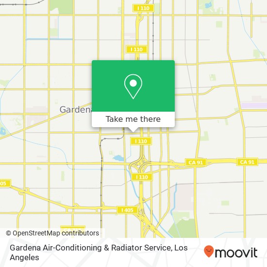 Mapa de Gardena Air-Conditioning & Radiator Service