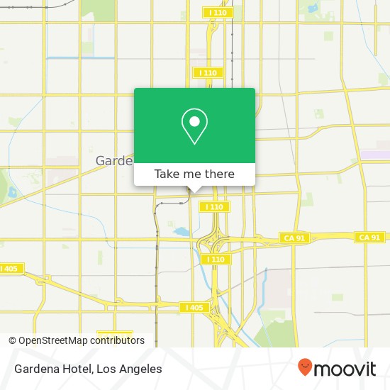 Gardena Hotel map