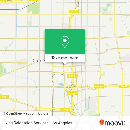 Mapa de King Relocation Services