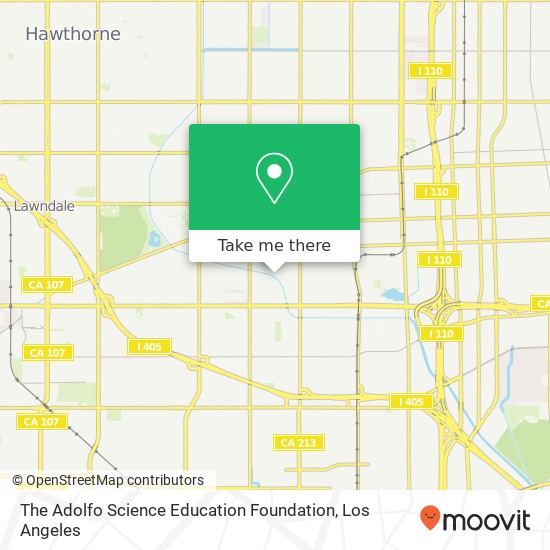 The Adolfo Science Education Foundation map