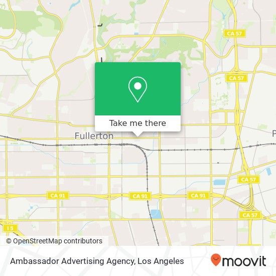 Ambassador Advertising Agency map