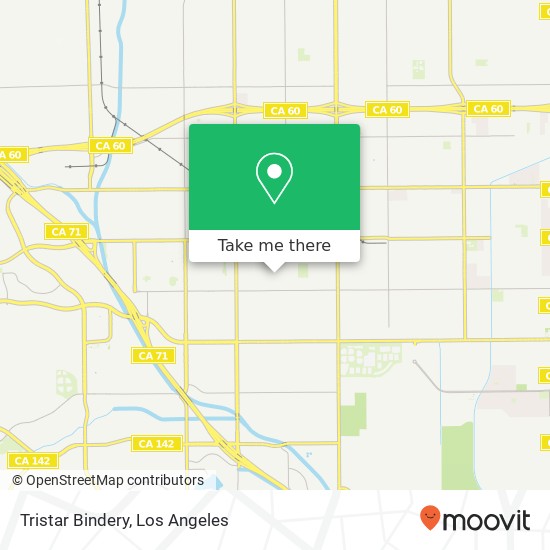 Tristar Bindery map