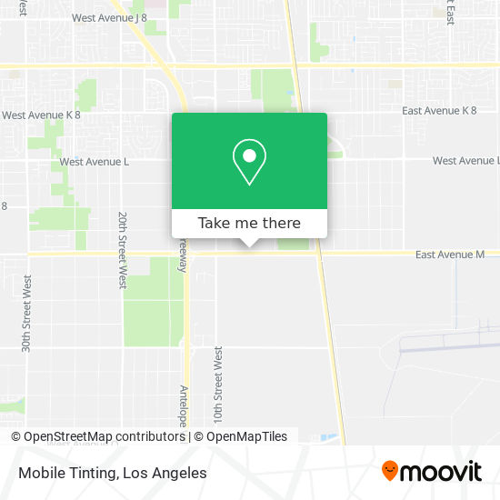 Mobile Tinting map