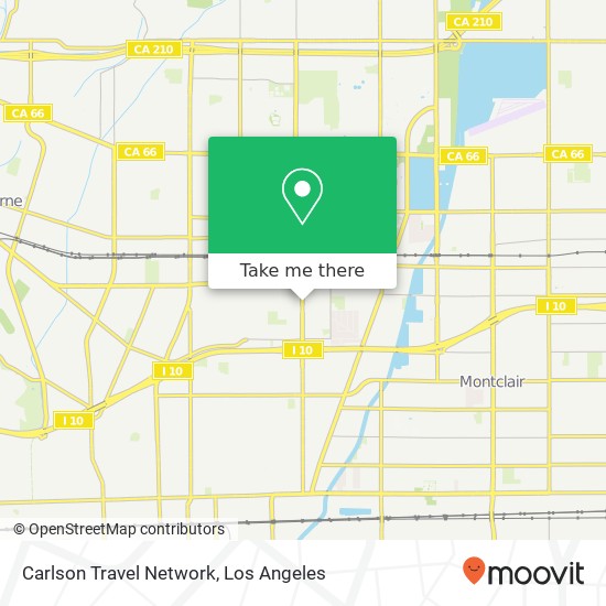 Mapa de Carlson Travel Network