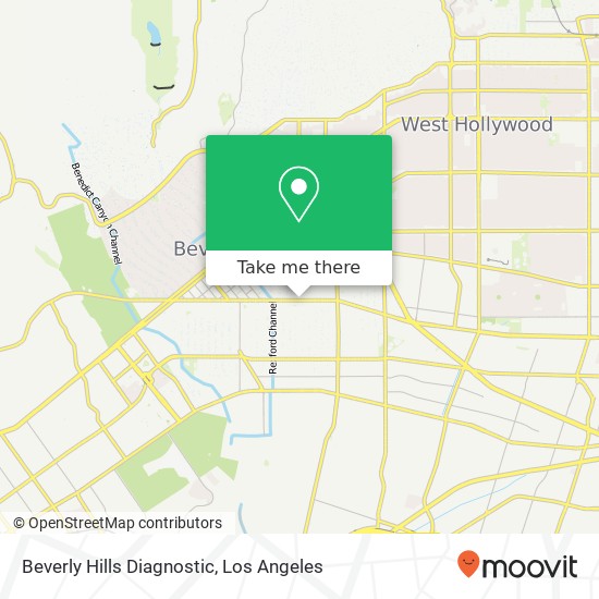 Mapa de Beverly Hills Diagnostic