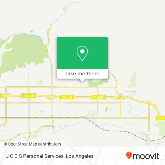 J C C S Personal Services map