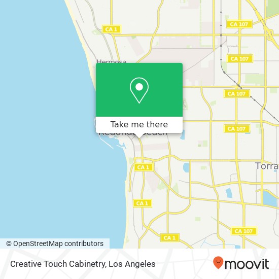 Creative Touch Cabinetry map