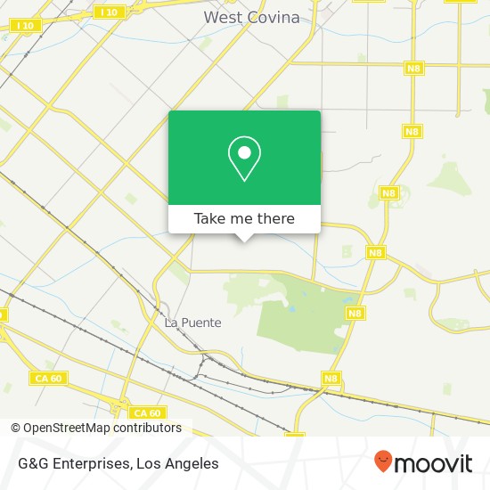 G&G Enterprises map