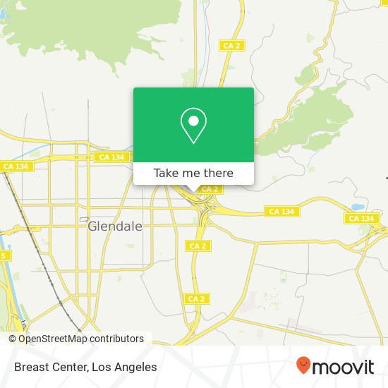 Mapa de Breast Center