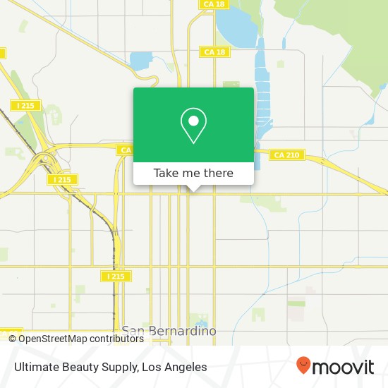 Mapa de Ultimate Beauty Supply