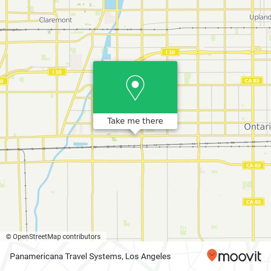 Mapa de Panamericana Travel Systems