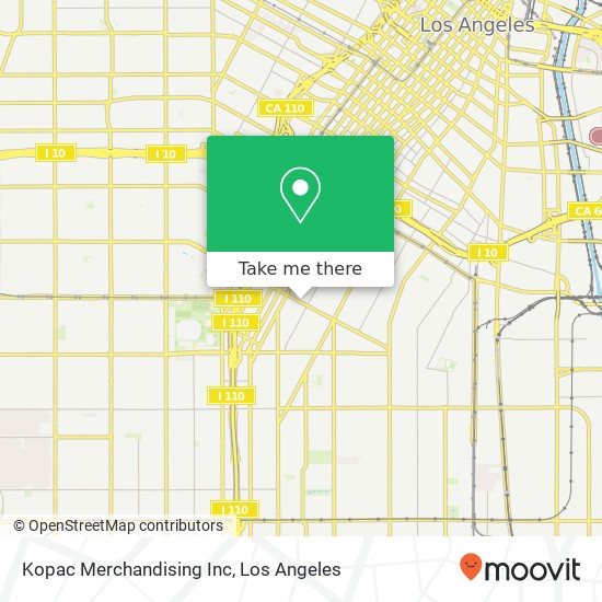 Mapa de Kopac Merchandising Inc