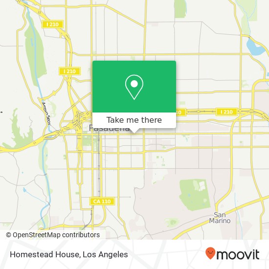 Homestead House map