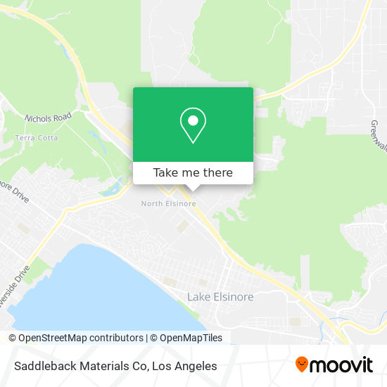 Saddleback Materials Co map