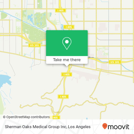 Mapa de Sherman Oaks Medical Group Inc