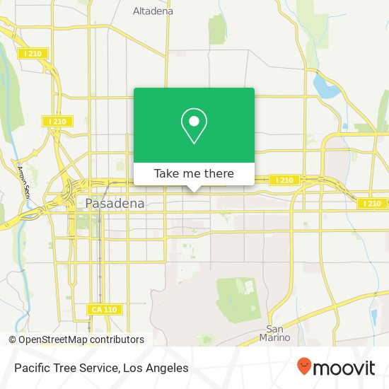 Mapa de Pacific Tree Service