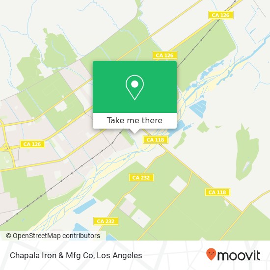 Chapala Iron & Mfg Co map