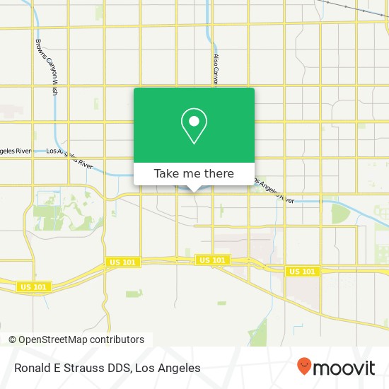 Mapa de Ronald E Strauss DDS