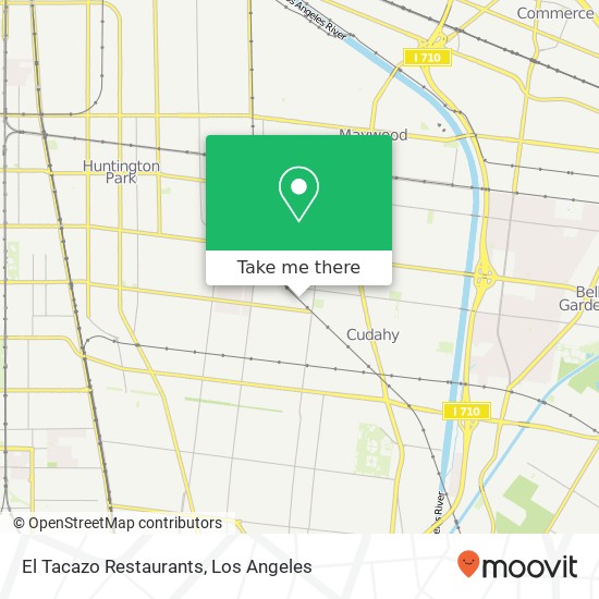 El Tacazo Restaurants map