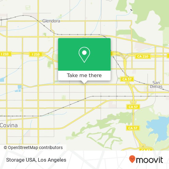 Storage USA map